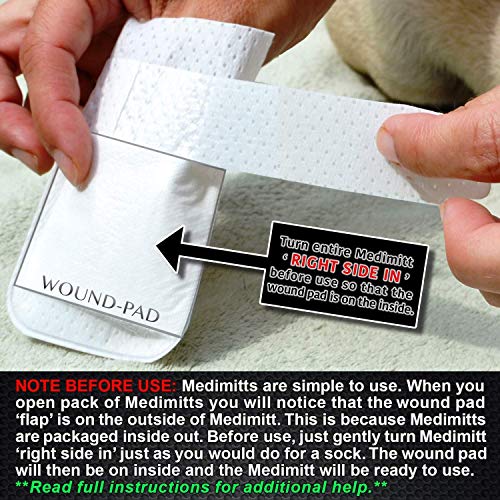 Medimitt Paw Bandages for Dogs (X-Large 20-pack)