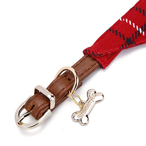 Puppy Collars for Small Dogs (Bandana-Red)