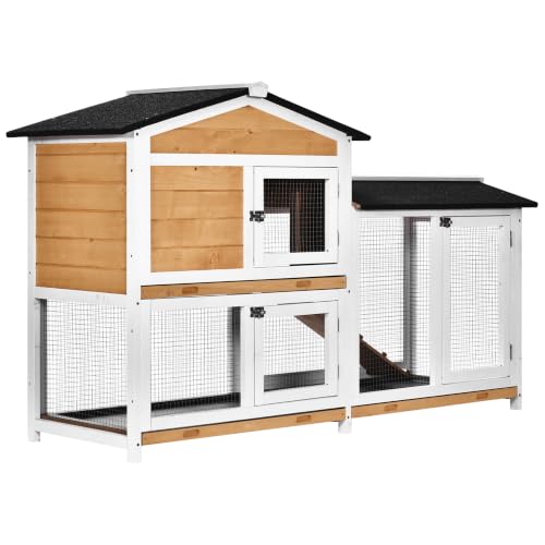 62" Rabbit Hutch (Nature Wood)