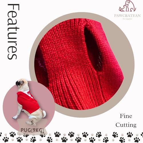 Cute Sweater for Dogs and Cats Soft Flannel Pet Outfit Warm and Cozy Animal Hoodie Small to Large Pet Clothes for Halloween Parties and Everyday Wear (X-Small)