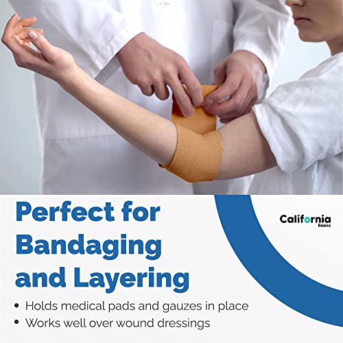 8 Pack Self Adhesive Bandage Wraps (3 Inch 8 Pack / Brown)