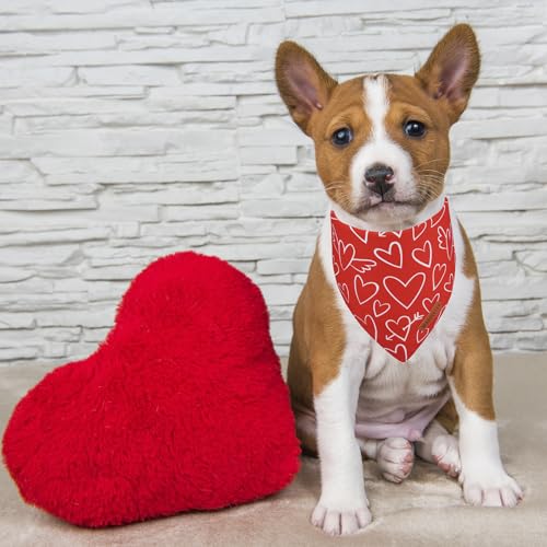 Valentine Dog Bandanas (Small / Valentine)