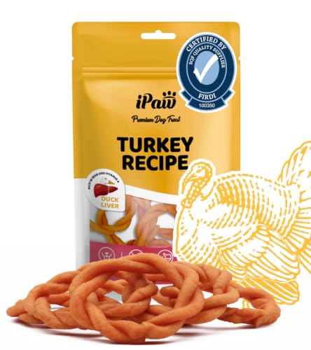 Turkey Dog Treats (3.8 Ounce (Pack of 1) / Duck Liver, Ring)