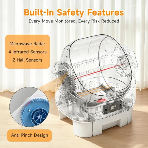 Automatic Cat Litter Box Open (Automatic-White)