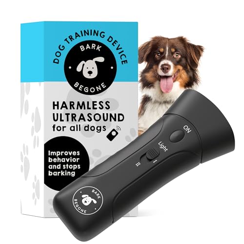 Ultrasonic Dog Bark Deterrent & Behavior Corrector (Black 9V (1 Pack))