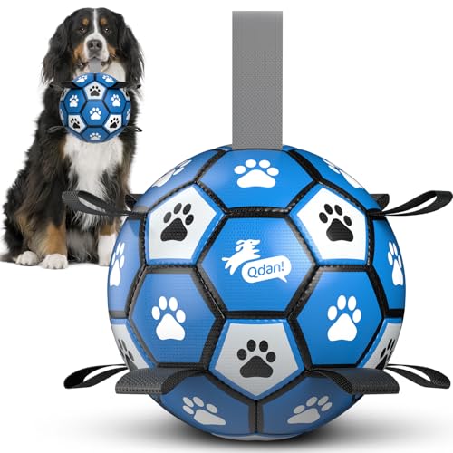 Extra Large Dog Toy Soccer Ball (Blue Gray / Extra Large Size 5 (9 Inch))