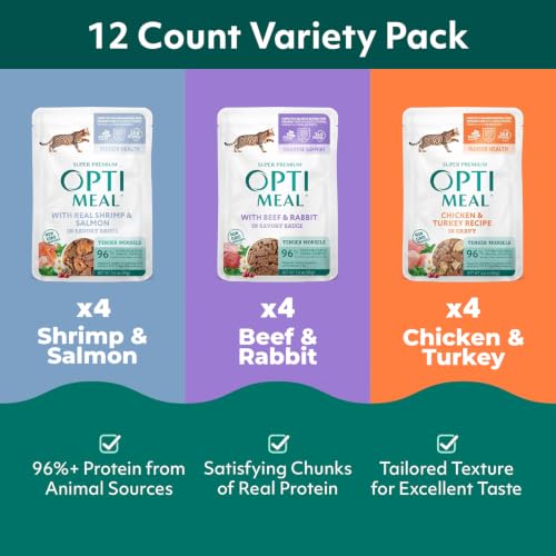 Wet Cat Food Variety Pack in Gravy (3 Ounce (Pack of 12))