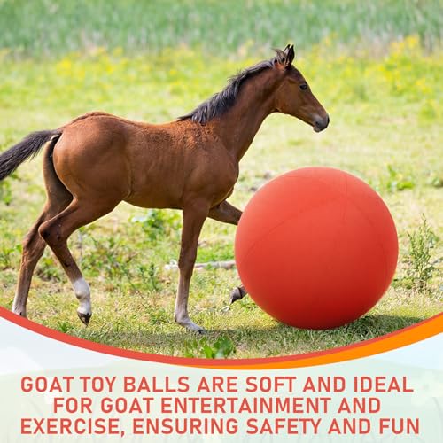Giant 40 Inch Herding Balls with Ball Cover (Red / 40 Inch / Classic)