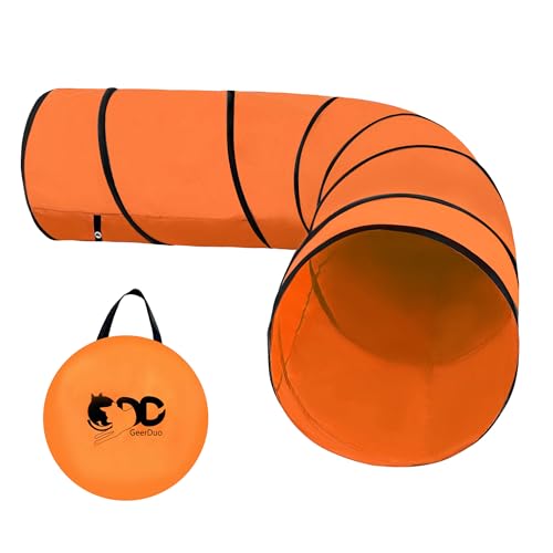 10FT Orange Dog Agility Tunnel (Orange)