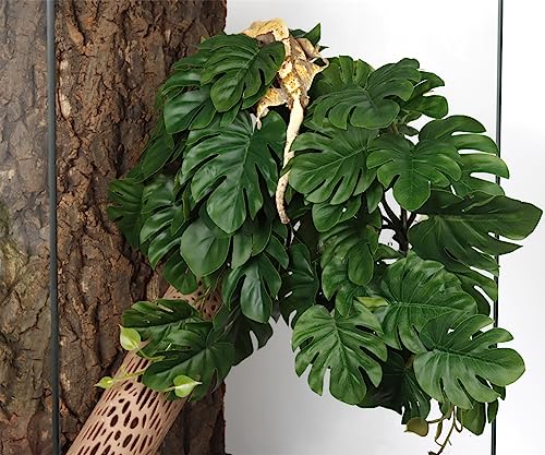 Reptile Terrarium Plants (Fake Monstera)