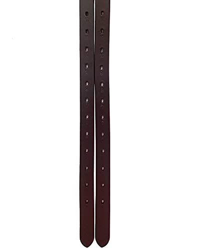Genuine Leather English Stirrup Leathers (54 us / Chestnut)
