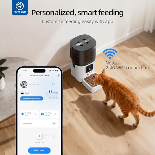 Automatic Cat Feeder with App (White)
