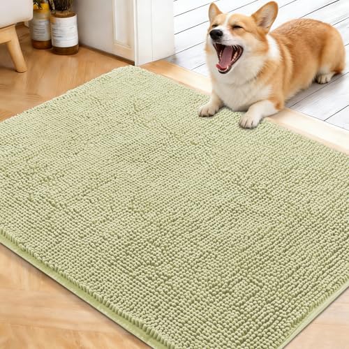 Dog Door Mat for Muddy Paws 40x32 (Vanilla / 40" X 32")