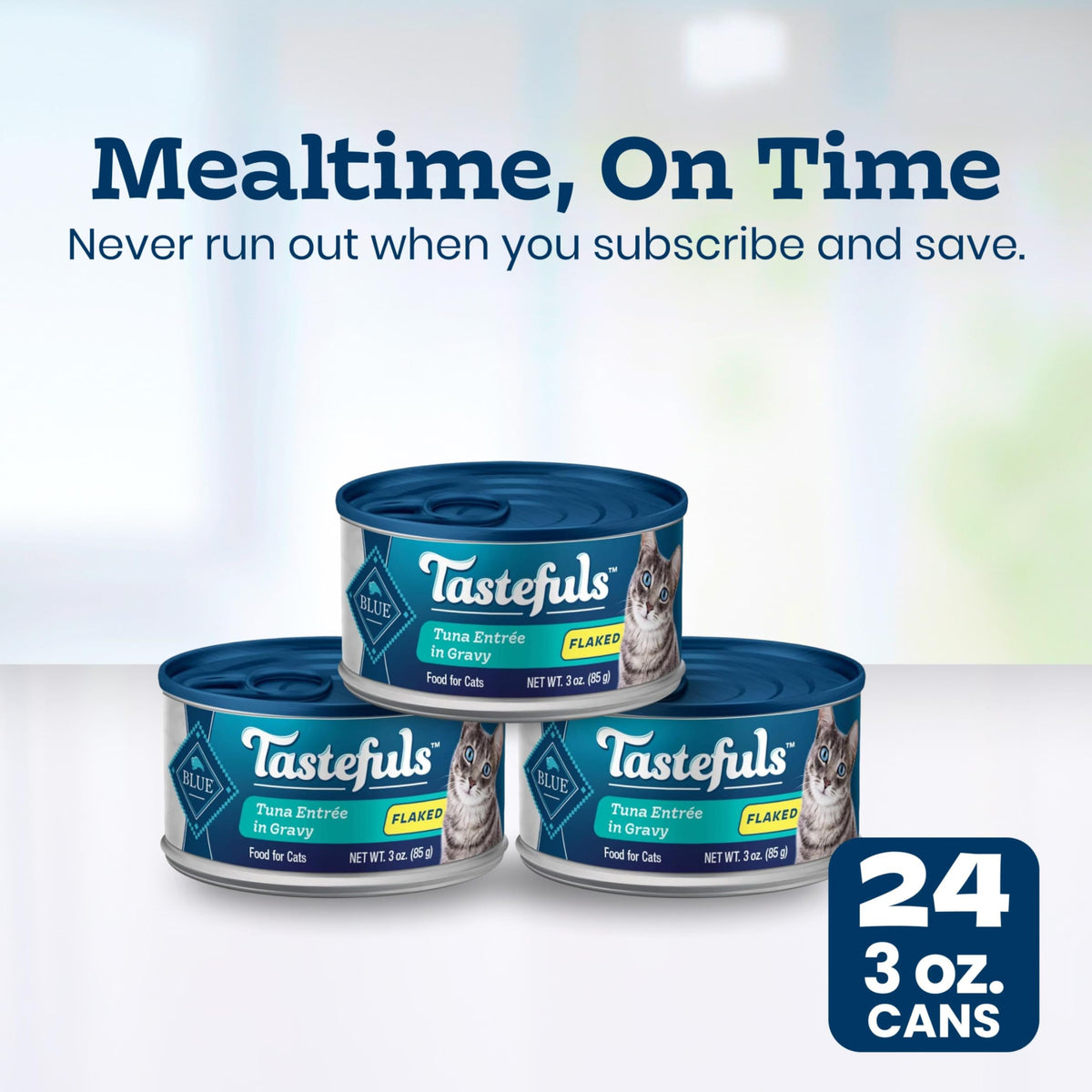 Tastefuls Tuna Flaked Wet Cat Food (3 Ounce (Pack of 24))