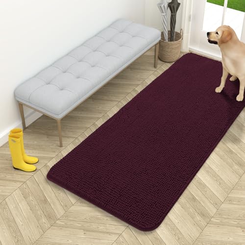 Dog Door Mat for Muddy Paws 54x24 (Russet / 54" X 24")