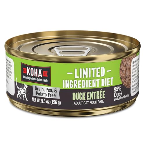 Limited Ingredient Diet Duck Pate for Cats (5.5 Ounce (Pack of 24))