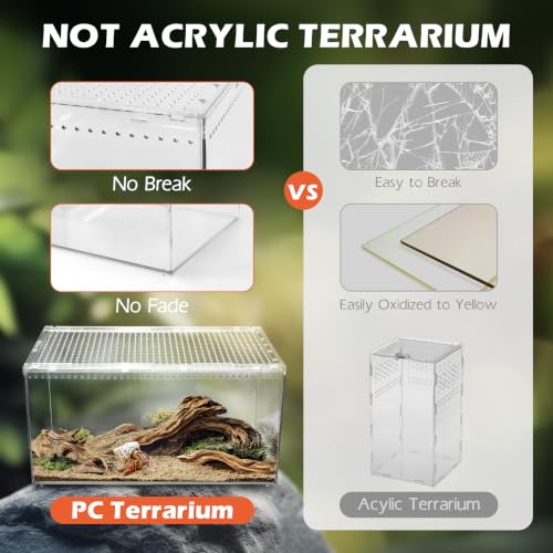 Escape Proof Tarantula Enclosure (Small(7.87*5.90*3.93inch))