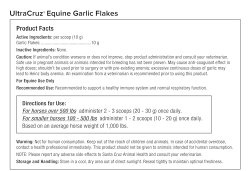 Equine Garlic Flakes