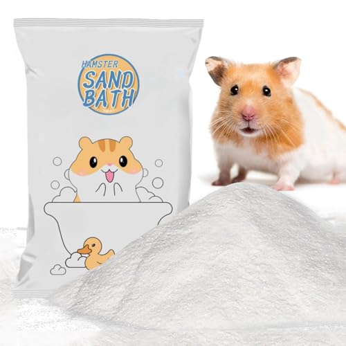 Bath Sand for Hamster 2.2 lbs Dust Free Desert Sand or Potty Litter Sand for Chinchillas Gerbil Syrian Mice Small Animals Trial Version 2.2 Lbs (bathsand1kg)