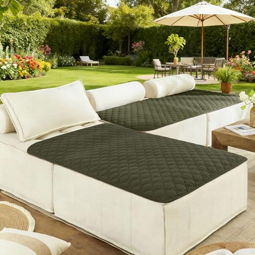 Waterproof Blanket for Dogs (40x50 Inch (Pack of 1) / Dark Olive/Light Olive)