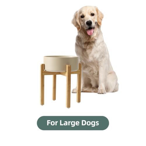 Dog Bowls Elevated (Matte Khaki)