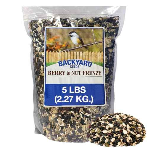 Backyard Seeds 5LB Berries 'n Nut Blend Bird Seed Mix (Berries & Nut / 5 Pound (Pack of 1))