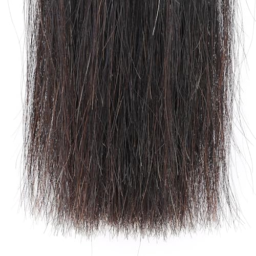 Horse Tail Extensions with Braided Horsehair Loop (1/2 LB (34"-36") / Natural Black)