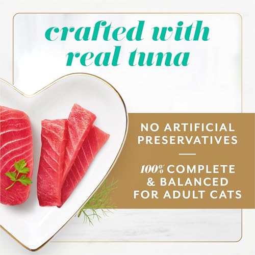 Purina Fancy Feast Gems Tuna Pate Wet Cat Food Variety Box (4 Ounce (Pack of 8))