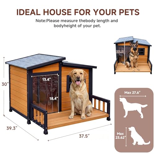 Large Outdoor Dog House W