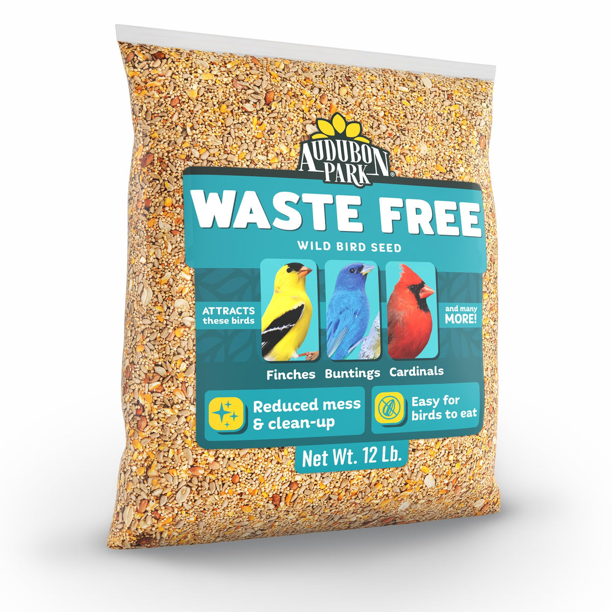 Waste Free Wild Bird Seed (12 Pound (Pack of 1))