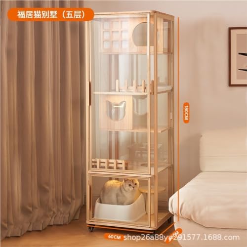 Cat House Cat Villa Household Space (60*60*180cm / A)