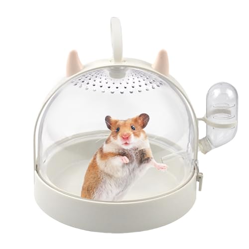 Hamster Portable Cage Travel Case (【White】)