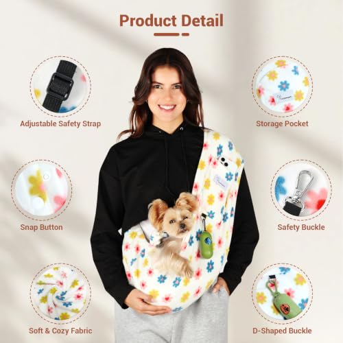 Cat Sling Carrier (Daisy / Large)