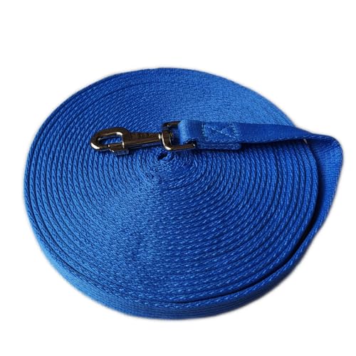 Horse Training Lunge Line with Alloy Trigger Buckle for Accurate Equestrian Training of 32.8 ft (32.8feet / Blue)