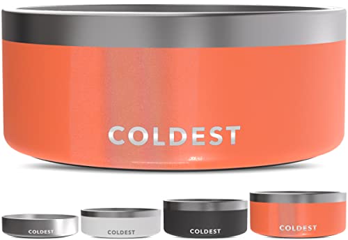 Coldest Dog Bowl (100 oz / Candy Red Glitter)
