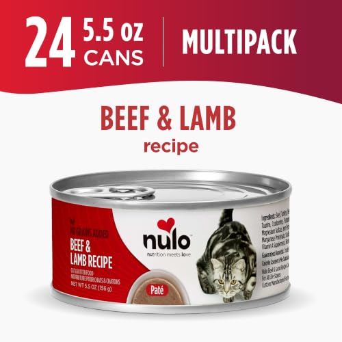 Beef & Lamb Recipe Pate Wet Canned Cat Food (5.5 Ounce (Pack of 24))