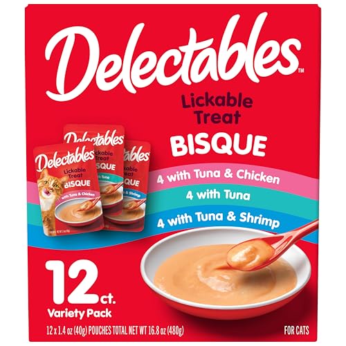 Bisque Lickable Wet Cat Treats (1.4 Ounce (Pack of 12))
