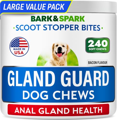 Dog Anal Gland Treatment Chews (Gland Guard / 240Ct Bacon)