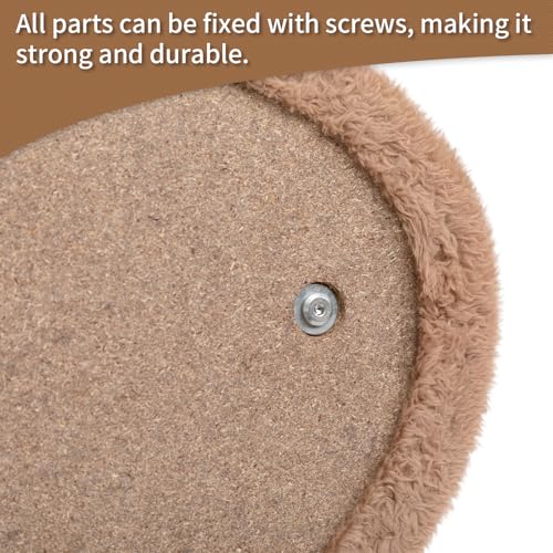 Self Grooming Massager and Scratcher Toy (Tan)