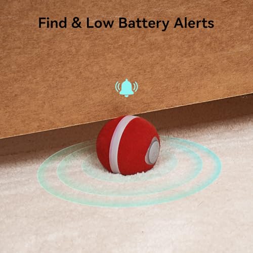Interactive Cat Ball Toy (Red)