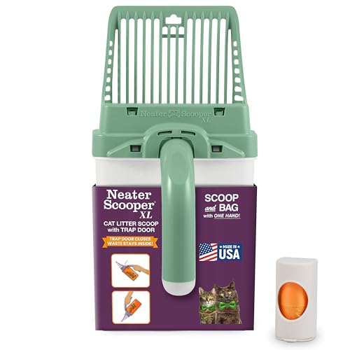 Neater Scooper XL Cat Litter Scoop (Green / XL - 15 Bags)