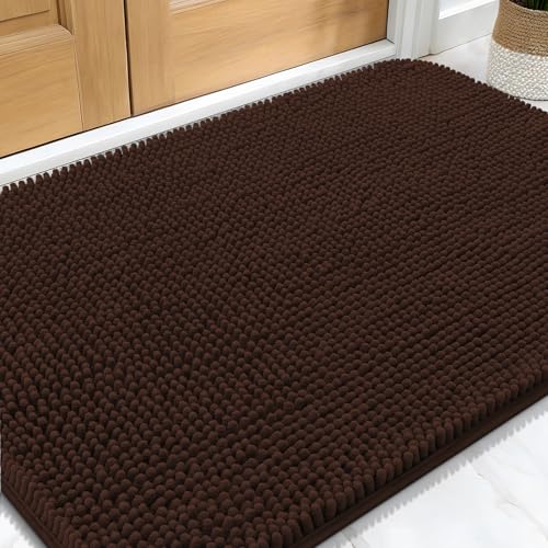 Dog Door Mat for Muddy Paws 32x20 (Brown / 32" X 20")