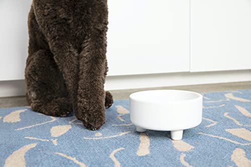 Uplift Ceramic Dog Bowl for Small Medium and Large Breeds (Large / Black)