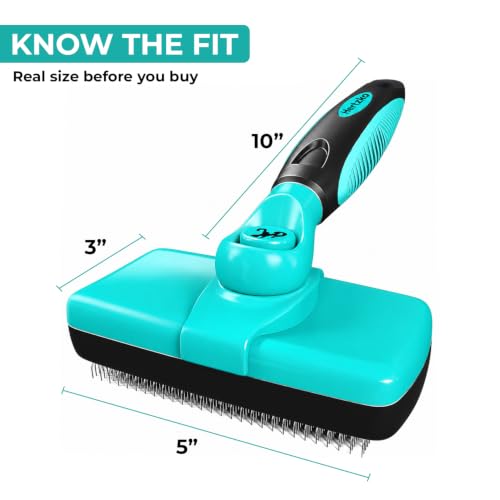 Dog Brush for Shedding (Aqua)
