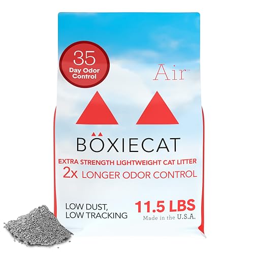 Boxie Extra Strength Lightweight Multi Cat Litter 35+ Day Odor Control (2 MONTH (11.5 LB))