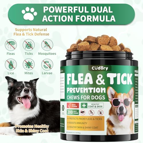 Flea and Tick Prevention for Dogs Chewables