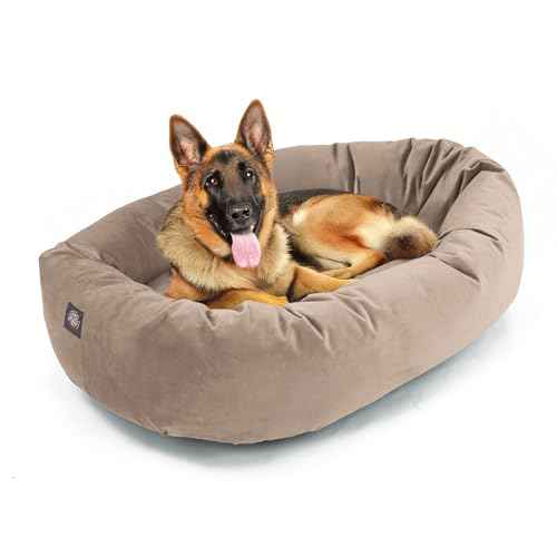 Villa 52 Inch Shredded Memory Foam Dog Bed for X (Pearl)