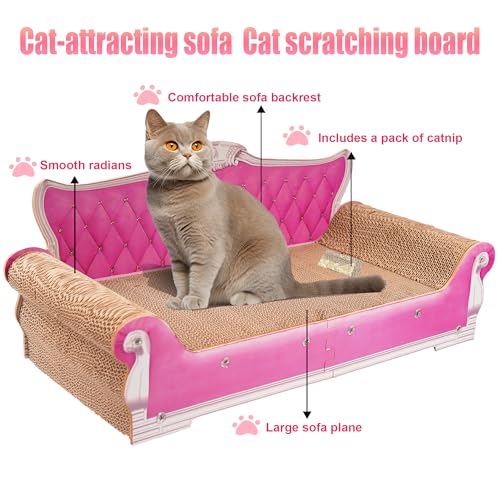 Scratching Sofa (Pink-Medium)