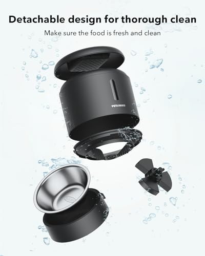 Automatic Cat Feeder (Black / 3l-basic No Cam&app)