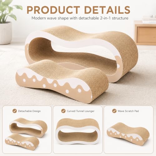 Cat Scratcher Lounger (2 IN 1 L-Wave)